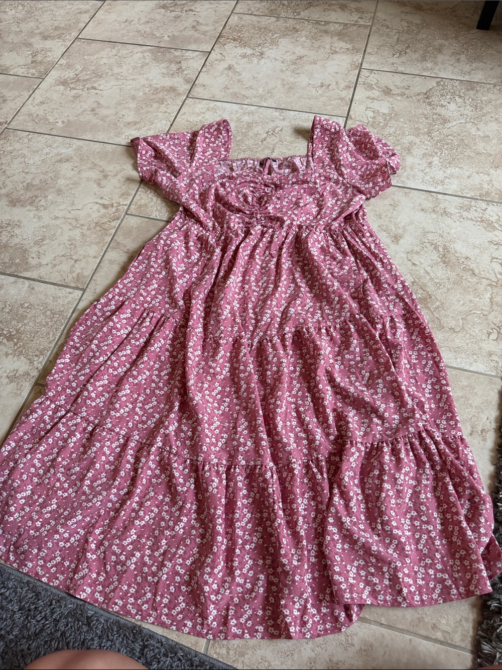 Bloomchic pink floral dress in size 18-20